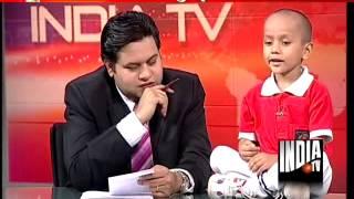 Haryana's child prodigy Kautilya appears on India TV,replies to tough GK questions with ease-1