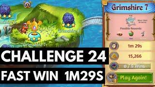 Merge Dragons Challenge 24 • 1m29s FAST Win 