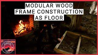 STONE CABIN FLOOR IDEAS for MY CABIN IN ITALY  - installing new floor, cabin life asmr