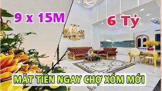 Bán Nhà Mặt Tiền ngay Chợ Xóm Mới Gò Vấp - Nở Hậu 9M vị trí Đông đúc buôn bán làm gì cũng ra tiền