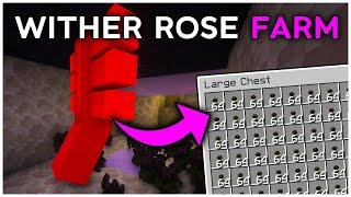 The EASIEST Wither Rose Farm in Minecraft Java 1.21 (Tutorial)