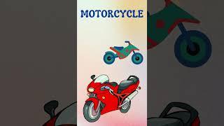 Learn About Vehicles Every Kid Should Know | Wheels, Wings, and Waves Vehicles in Action -MOTORCYCLE