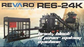 Revaro RE6 24k Block Making machine