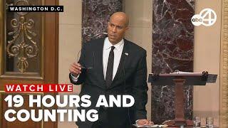 Sen. Cory Booker speaks for more than 19 hours in protest of Trump Administration