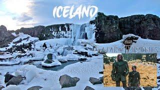 ⁴ᴷ⁶⁰ Roadtrip and Walk in ICELAND : ÖXARÁRFOSS WATERFALL - Thingvellir National Park - 4k60fps