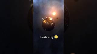 Asteroid hitting earth in 2029  #earth #asteroid #hitting #2029