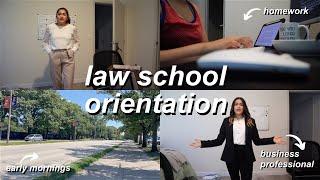 Law School Orientation Vlog: making friends, doing readings, and learning how to be a law student