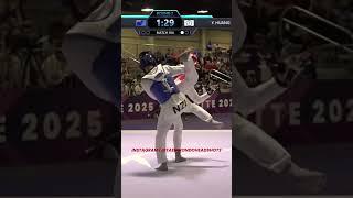 Charlotte 2025 World Taekwondo Grand Prix _ J Lee NZL Y. Huang TPE