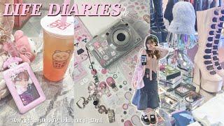 LIFE VLOG  ; new digicam unboxing, out in central, shopping, food, boba