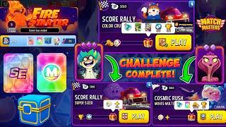 3 Solo/ Score Rally Super Sized 685 / Color Crush 1750 / Moves Multiplier Cosmic Rush 29500 Score