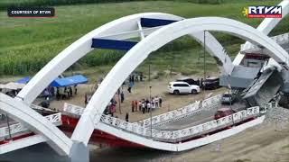 President Marcos inspects the Cabagan-Santa Maria Bridge in Cabagan, Isabela, on March 6, 2025