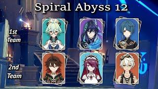 (5.4) C3 Gaming Melts Spiral Abyss | 4* Only (No BP) | Genshin Impact