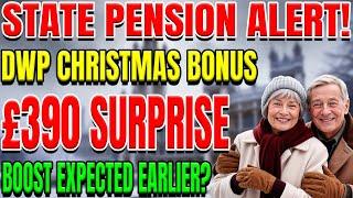 UK Pensioners: £390 Christmas Bonus from DWP? Early Payment & Major State Pension Boost Announced!