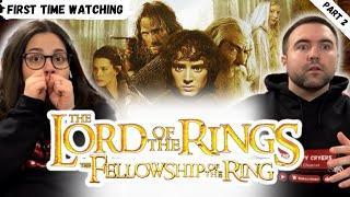 LORD OF THE RINGS: THE FELLOWSHIP OF THE RING (2001) - PART 2 | MOVIE REACTION | FIRST TIME WATCHING