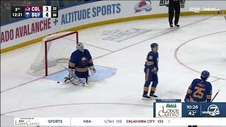 Artturi Lehkonen's late goal caps Avs' 5-goal rally in 5-4 win over the Sabres