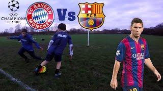 Goal Re Enactments: Messi Chip vs Bayern Munich