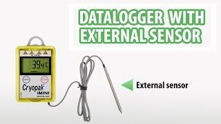 Temperature Data Logger with External Sensor with cable | VackerGlobal