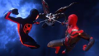 Peter and Miles Vs Venom with Hybrid Suit and ATSV Suit -  Marvel's Spider-Man 2