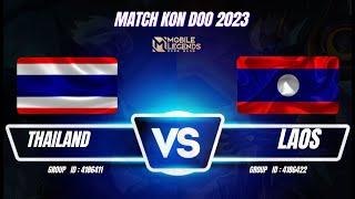 Match Kon Doo 2022 ไทย vs ลาว Mobile legends