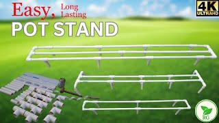 Don't Buy, DIY! Easiest PVC Pot Stand You've Ever Seen | কম সময়ে সহজে তৈরি করুন টেকসই পট স্ট্যান্ড