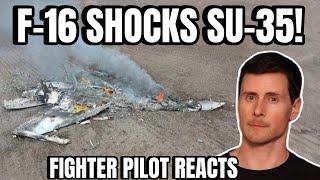 Ukraine's F-16 Stuns Russia’s Su-35 in Historic Air Battle!