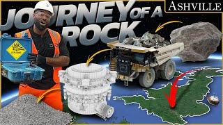 How Does a Rock Get From a Quarry to a Construction Site?