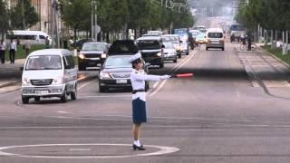 North Korean Traffic Lady