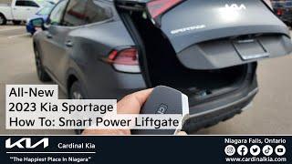 All-New 2023 Kia Sportage | How To Use Your Smart Power Liftgate!