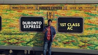 DURONTO EXPRESS FIRST CLASS JOURNEY | Mumbai to Jaipur