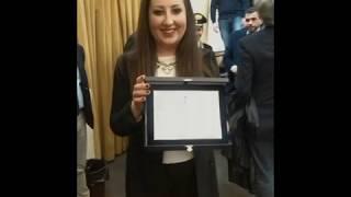 Concorso Il Personaggio dell'anno 2015 - la Nuova Ferrara. Premiazione Julia Karpenkova