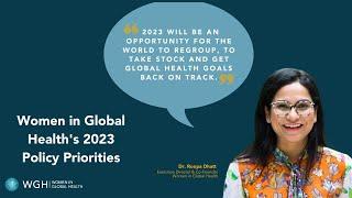 Women in Global Health 2023 Policy Priorities