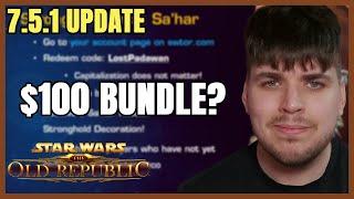 SWTOR 7.5.1 Update Recap | My Thoughts