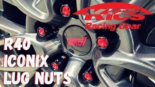 Project Kics R40 Iconix Lug Nuts - WRX STI - Review and Install