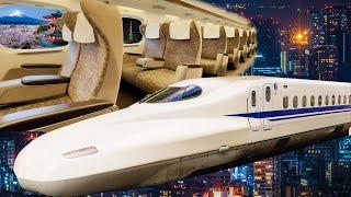 Japan's First Class Train  Shinkansen Super Express Kodama Travel, Osaka to Tokyo