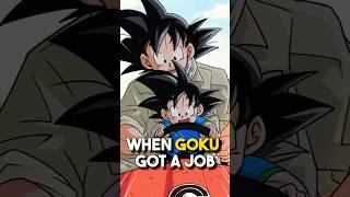 The Real Reason Goku Stopped Training And Got A Job  #shorts #dragonballsuper