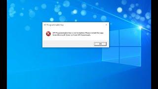 How to Fix HP Programmable Key Not Installed