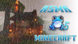 The best modpack for relaxing ASMR Minecraft - ️ Home decoration in the rain | Soft spoken, typing