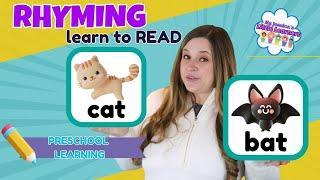 Reading Made EASY with Rhyming Words for KIDS | Preschool Learning | Educational Video for KIDS