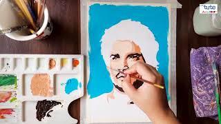 A Tribute to Sushant Singh Rajput | Sushant Portrait Painting  | | Letstute in Marathi