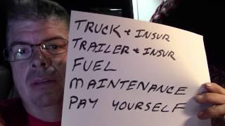 #25 So You Want to be an Owner Operator Flatbed Truck Driver How much Money can you Really Make