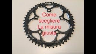 Corona bici da corsa scegliere la misura giusta per le vostre pedivelle