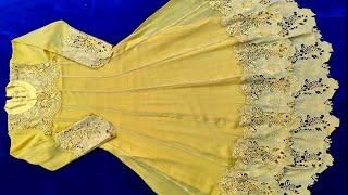 Designer Anarkali Cutting and Stitching