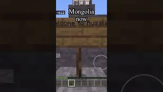 Mongolia then vs now but in Minecraft #minecraft #history