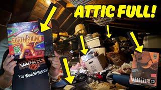 RARE video games in the attic!