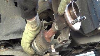 Front wheel bearing replacement - Removal and refitting step by step