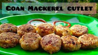 Goan Mackerel Cutlets Recipe/ Bangda Cutlets/fish Cutlets/ Mackerel patties/ @MahimaGaude25