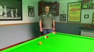 Thin Cannon across the top cushion in English Billiards by Rob Hall