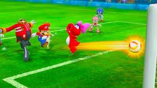 Mario and Sonic Football Series Mario Hat trick | Vmgaming