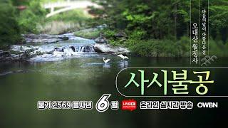 2025 을사년 6월 21일 토요일  | OWBN 오대산 월정사 사시불공 |