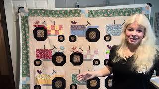 Emotional finished Tilda Tractor Quilt Top